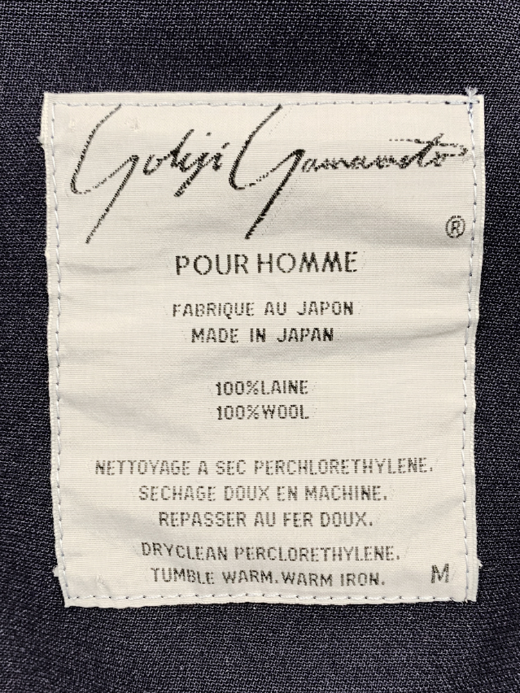 Yohji Yamamoto</br>POUR HOMME</br>1980s_4