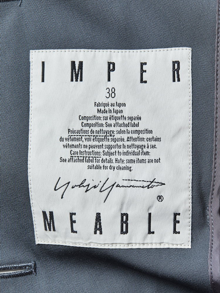 IMPERMEABLE</br>Yohji Yamamoto</br>1990_4